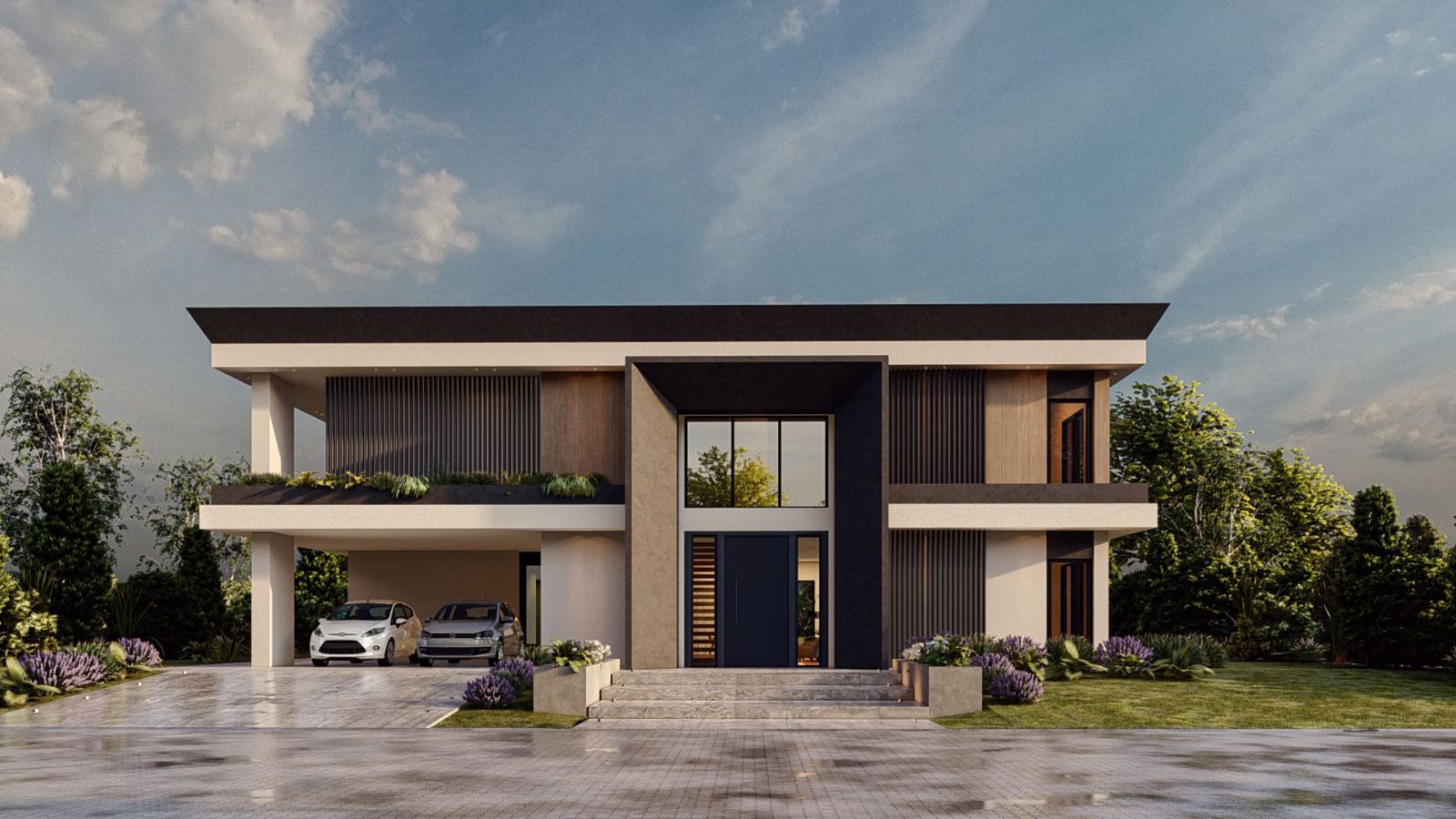 Estudio de arquitectura moderna cocina